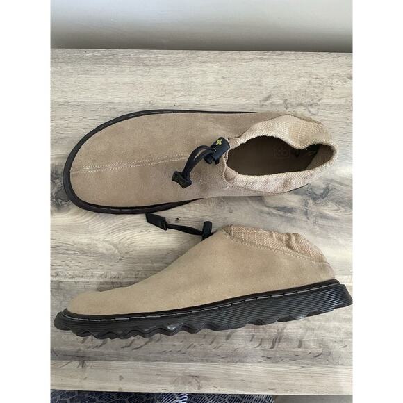 RARE Dr. Martens 8851 Mens size 10 Erica Suede Slip On Loafers Burlap Canvas - Picture 7 of 11
